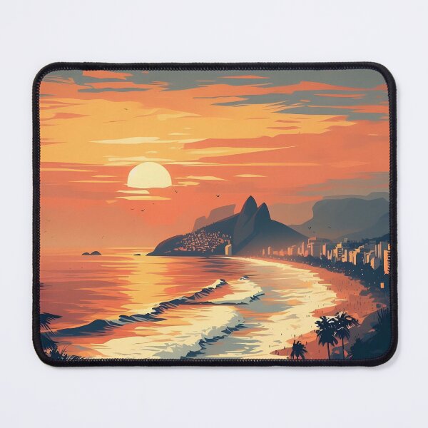 Item preview, Rio de Janeiro Tropical Beach Sunset designed and sold by Israelbeck7.
