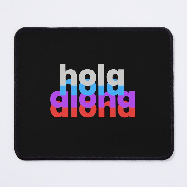 Item preview, Hola Aloha Purple designed and sold by Whatdoesmilosee.