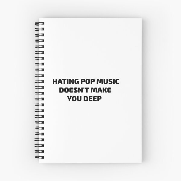 Item preview, HATING POP MUSIC  DOESN'T MAKE YOU DEEP designed and sold by toobel.
