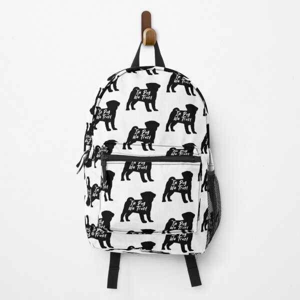Item preview, In Pug We Trust designed and sold by PowesomePets.