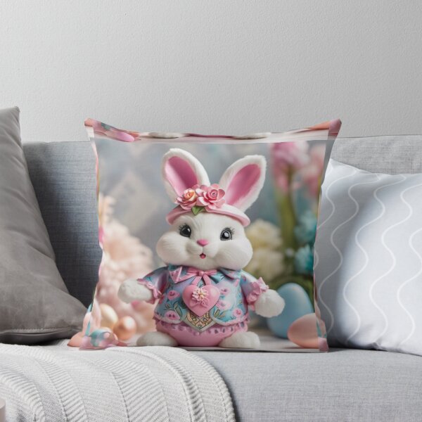 Artikelvorschau, Niedlicher Osterhase mit Herz entworfen und verkauft von Coolparrotgirl.