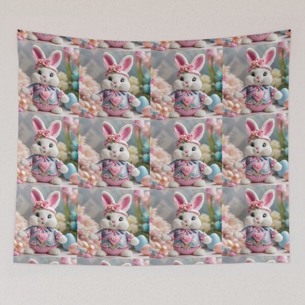 Item preview, Cute Easter bunny with heart designed and sold by Coolparrotgirl.