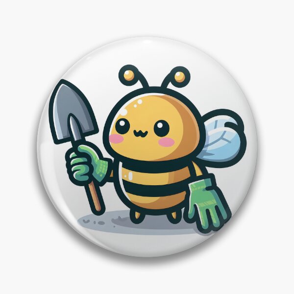 Item preview, Kawaii Gardener Bee designed and sold by CanvasCutie.