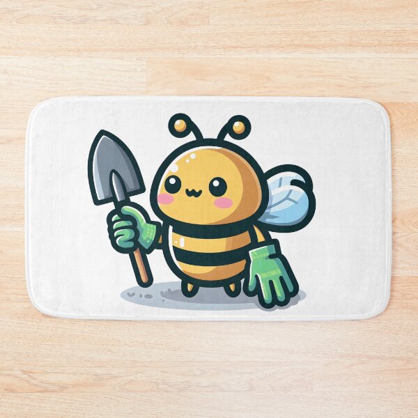 Item preview, Kawaii Gardener Bee designed and sold by CanvasCutie.
