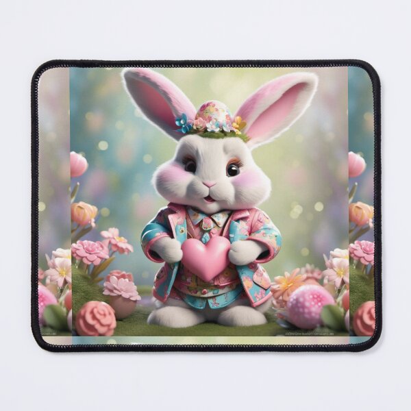Item preview, Cute Easter bunny with heart designed and sold by Coolparrotgirl.