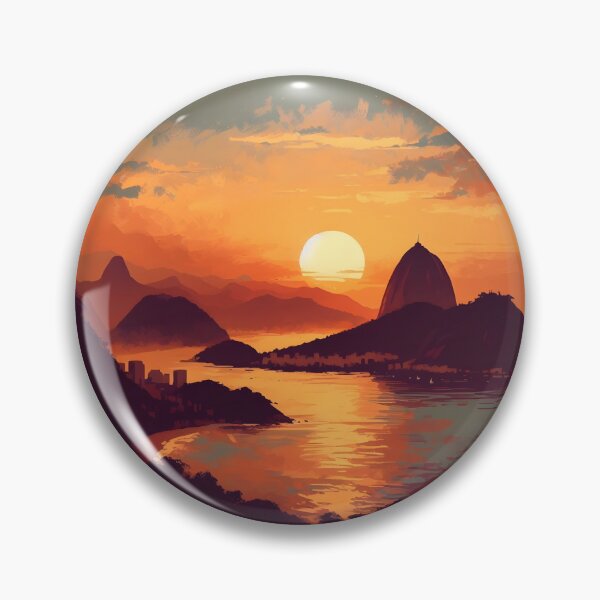 Item preview, Rio de Janeiro Sugarloaf Mountain Sunset designed and sold by Israelbeck7.