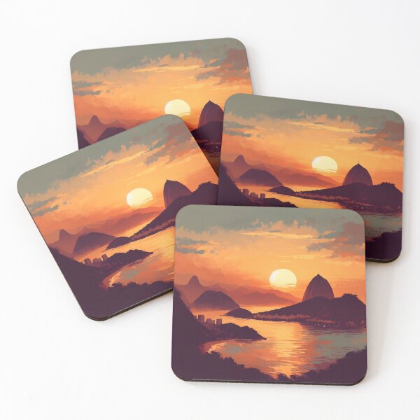 Item preview, Rio de Janeiro Sugarloaf Mountain Sunset designed and sold by Israelbeck7.