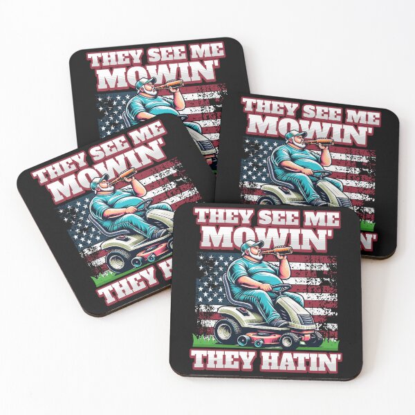 Item preview, They See Me Mowin' They Hatin' designed and sold by Studio Bankai.