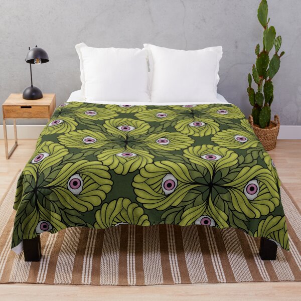 Item preview, Spring Plant Botanical Fantasy - Green Kaleidoscope Pattern designed and sold by Boriana Giormova.