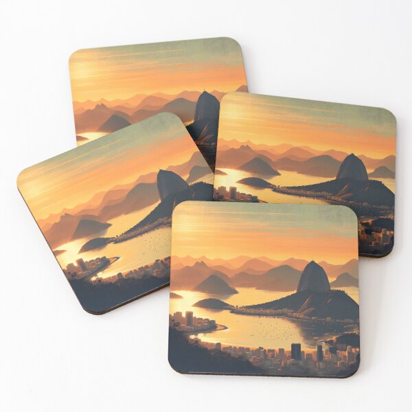 Item preview, Rio de Janeiro Sugarloaf Mountain Sunset designed and sold by Israelbeck7.