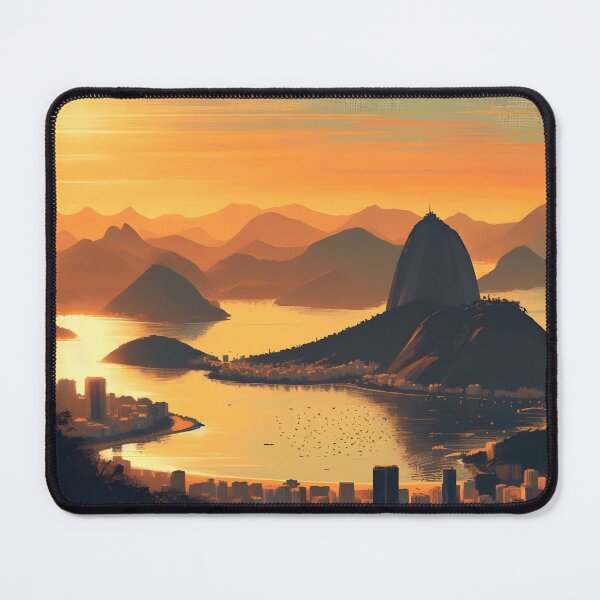 Item preview, Rio de Janeiro Sugarloaf Mountain Sunset designed and sold by Israelbeck7.
