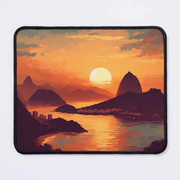 Item preview, Rio de Janeiro Sugarloaf Mountain Sunset designed and sold by Israelbeck7.