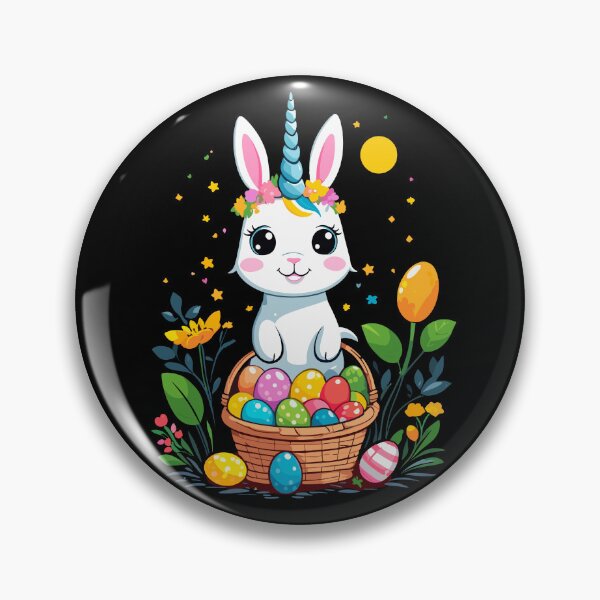 Item preview, Funny unicorn Easter bunny. Cute Easter unicorn designed and sold by LuminOrb.