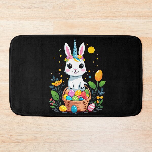 Item preview, Funny unicorn Easter bunny. Cute Easter unicorn designed and sold by LuminOrb.