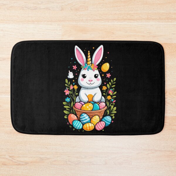 Item preview, Funny unicorn Easter bunny. Cute Easter unicorn designed and sold by LuminOrb.