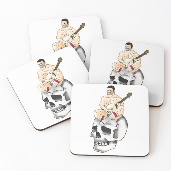 Item preview, Banjo Skull Pinup designed and sold by TheDevilDogg.