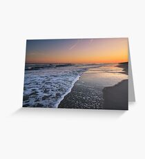 Sunset on Emerald Isle, North Carolina Greeting Card