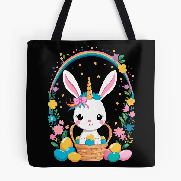 Item preview, Funny unicorn Easter bunny. Cute Easter unicorn designed and sold by LuminOrb.
