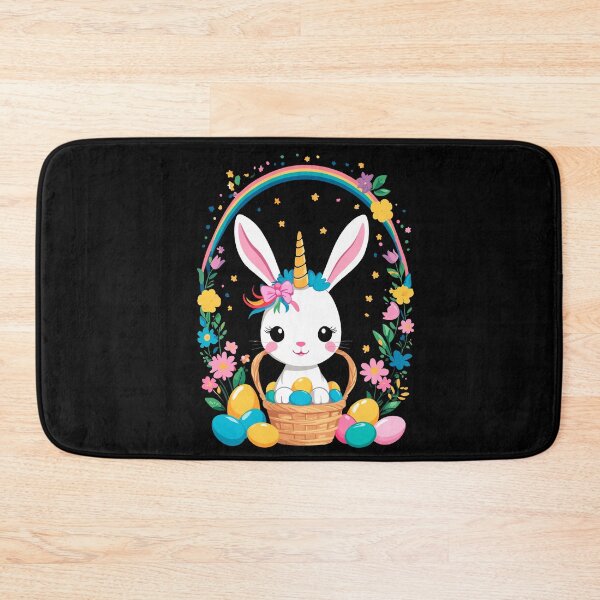 Item preview, Funny unicorn Easter bunny. Cute Easter unicorn designed and sold by LuminOrb.