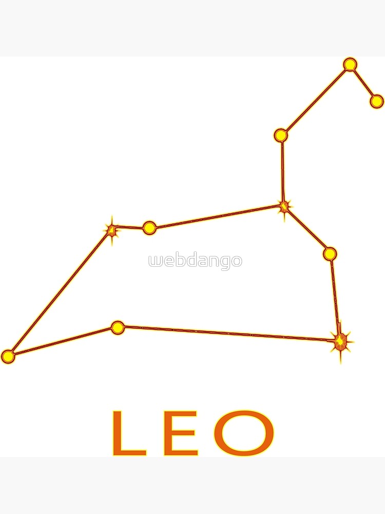 Leo Constellation Zodiac Astrology Start Chart