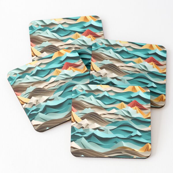 Item preview, Origami Art - Echoes of the Shore: The Symphony of Crashing Waves designed and sold by ArtfulFolds.