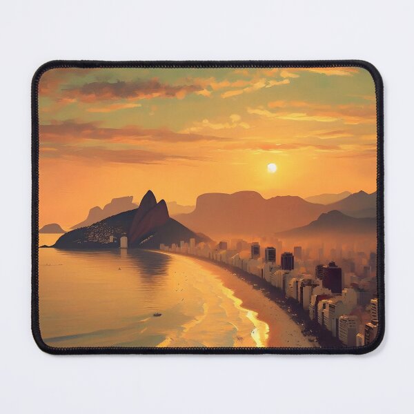 Item preview, Ipanema Beach Sunset Rio de Janeiro  designed and sold by Israelbeck7.