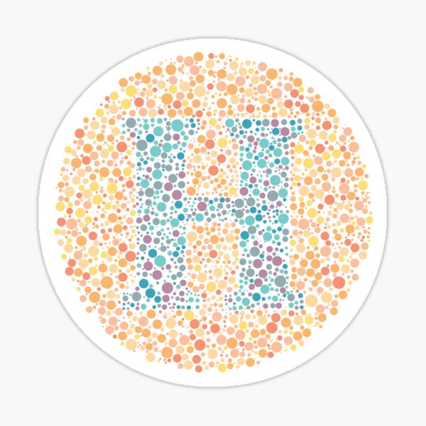 Vista previa del artículo con la obra «Letra “H” de la prueba ocular», diseñado y vendido por Cornea-Designs.