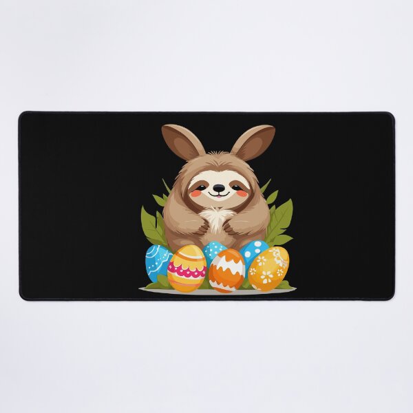 Item preview, Funny sloth Easter bunny Iconic Easter designed and sold by LuminOrb.