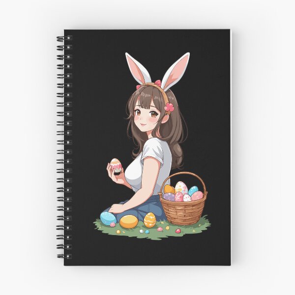 Item preview, Anime Easter Kawaii Easter Bunny Manga Girl Otaku designed and sold by LuminOrb.