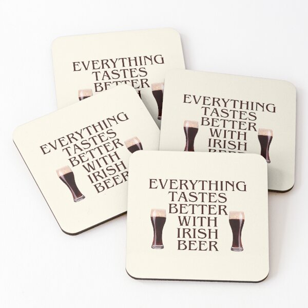Item preview, Everything Tastes Better With Irish Beer! Dark Stout Glasses designed and sold by kcaandwu.
