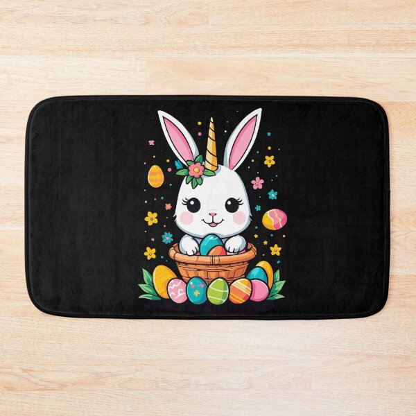 Item preview, Funny unicorn Easter bunny. Cute Easter unicorn designed and sold by LuminOrb.