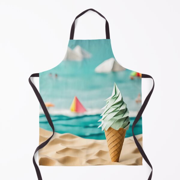 Item preview, Origami Art - Seaside Scoops: Indulging in Ice Cream designed and sold by ArtfulFolds.