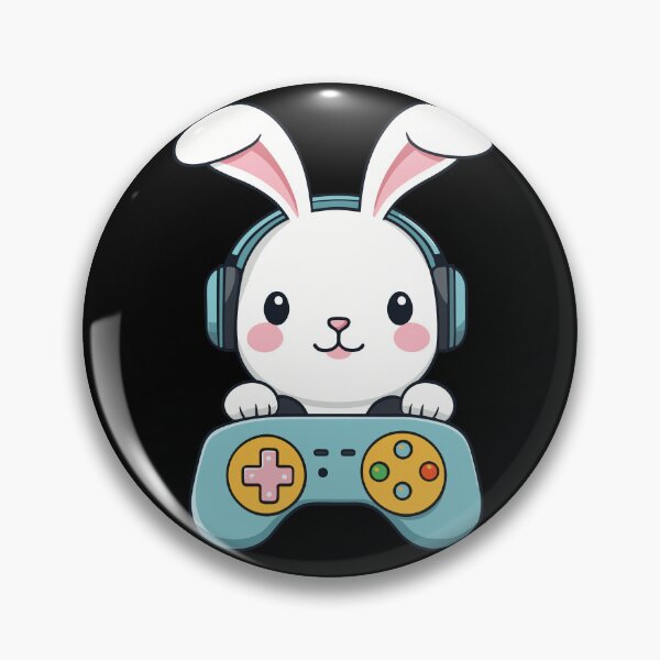 Item preview, Easter Bunny Gamer Iconic Easter Gaming designed and sold by LuminOrb.
