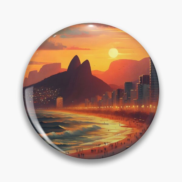 Item preview, Rio de Janeiro Ipanema Beach Sunset designed and sold by Israelbeck7.