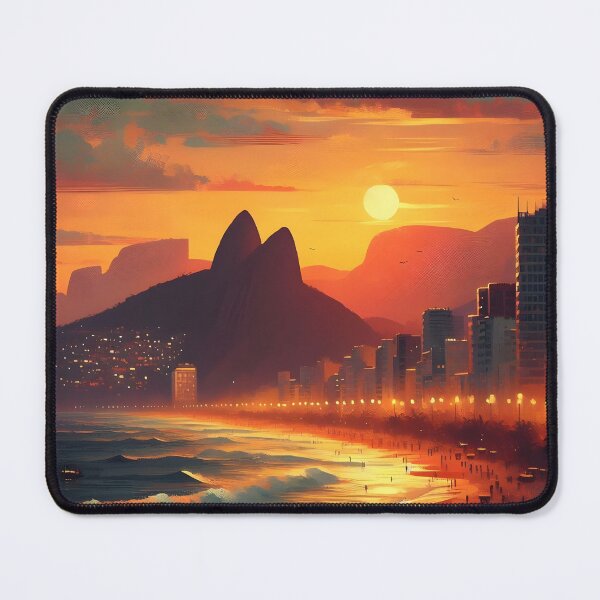 Item preview, Rio de Janeiro Ipanema Beach Sunset designed and sold by Israelbeck7.