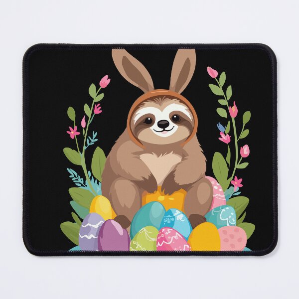 Item preview, Funny sloth Easter bunny Iconic Easter designed and sold by LuminOrb.