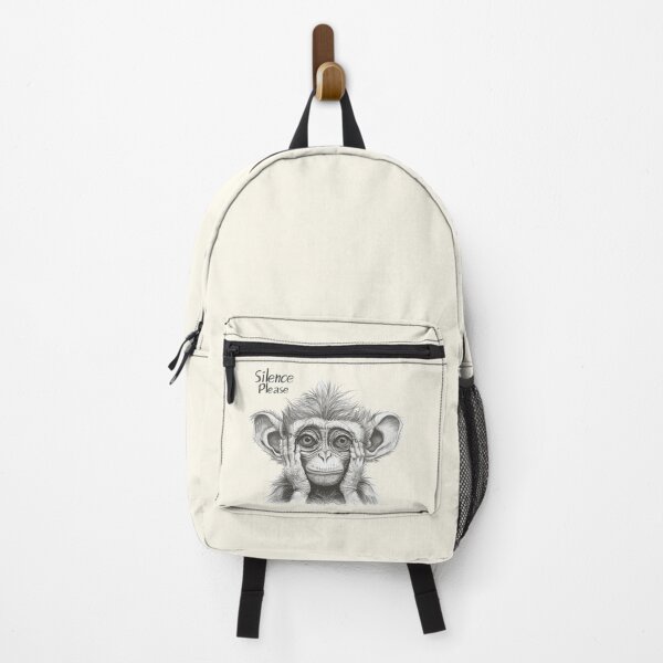 Item preview, Silence Please - Pensive Monkey Art designed and sold by RuyaFab.