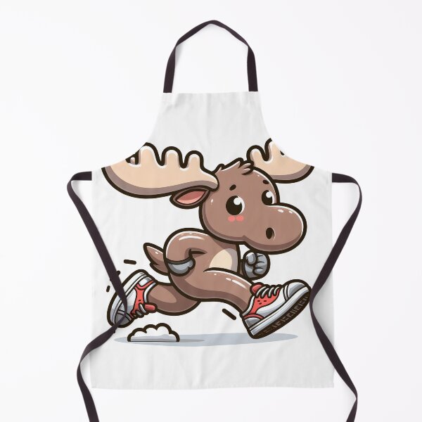 Item preview, Kawaii Moose With Sneakers designed and sold by CanvasCutie.