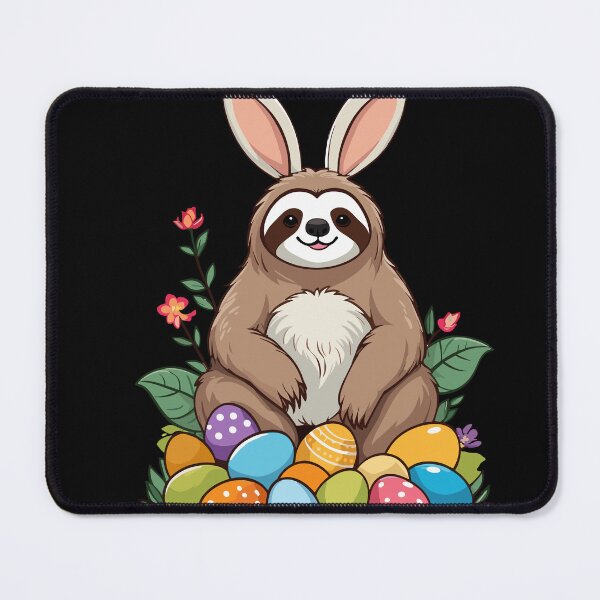 Item preview, Funny sloth Easter bunny Iconic Easter designed and sold by LuminOrb.