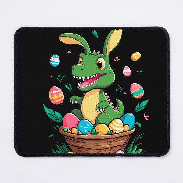 Item preview, Iconic Easter dinosaur and dinosaur Easter bunny designed and sold by LuminOrb.