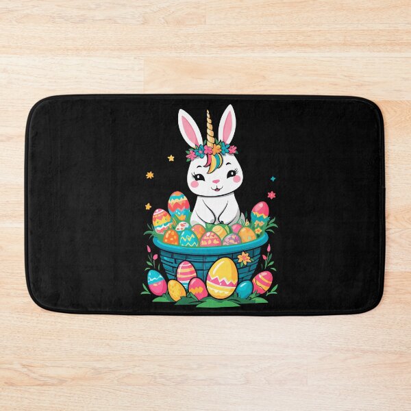 Item preview, Funny unicorn Easter bunny. Cute Easter unicorn designed and sold by LuminOrb.