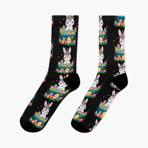 Item preview, Funny unicorn Easter bunny. Cute Easter unicorn designed and sold by LuminOrb.