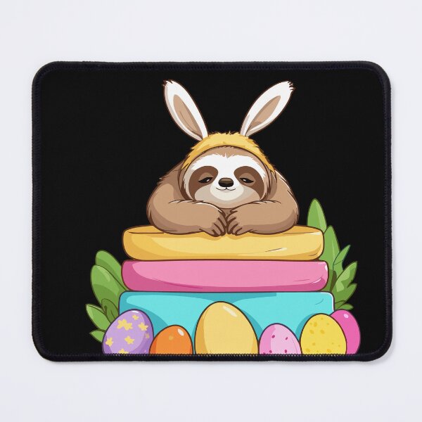 Item preview, Funny sloth Easter bunny Iconic Easter designed and sold by LuminOrb.