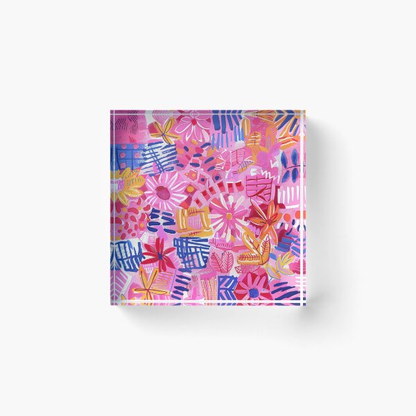 Item preview, Pink pattern beauty flower abstract  designed and sold by SmileshareShop.