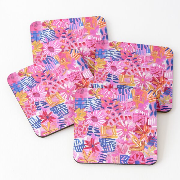 Item preview, Pink pattern beauty flower abstract  designed and sold by SmileshareShop.