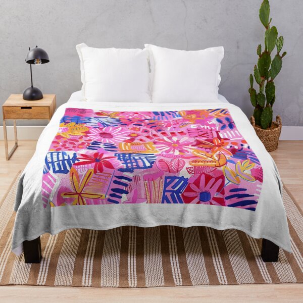 Item preview, Pink pattern beauty flower abstract designed and sold by SmileshareShop.