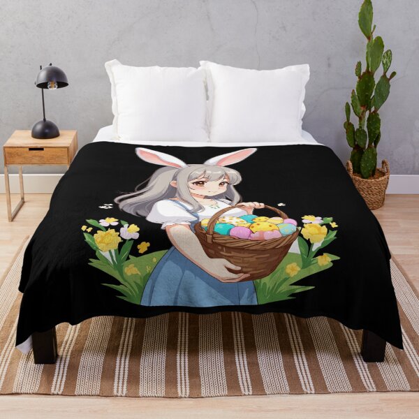Item preview, Anime Easter Kawaii Easter Bunny Manga Girl Otaku designed and sold by LuminOrb.
