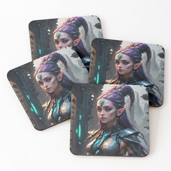 Item preview, Cyberpunk Elvish Girl designed and sold by Marcicev-Bojan.
