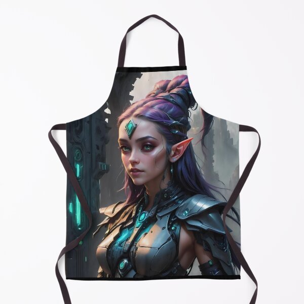 Item preview, Cyberpunk Elvish Girl designed and sold by Marcicev-Bojan.