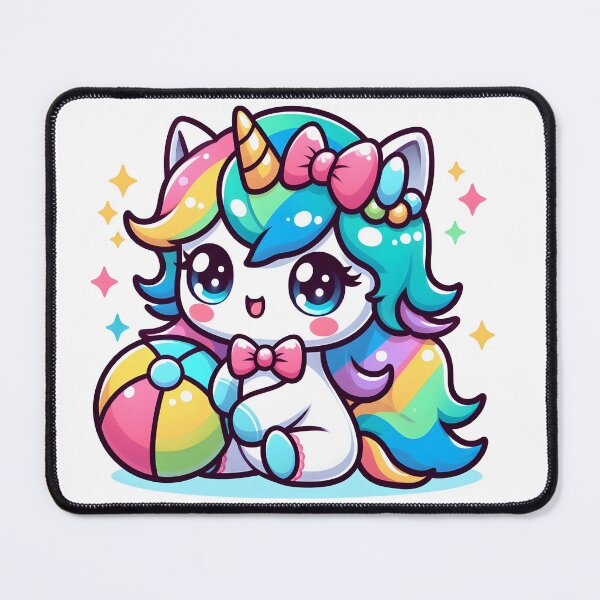 Item preview, Kawaii Adorable Unicorn: A Colorful Bow Tie designed and sold by CanvasCutie.